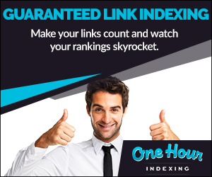 OneHourIndexing.co: Get your backlinks indexed in as little as an hour.
